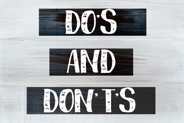 do's and don'ts of email marketing